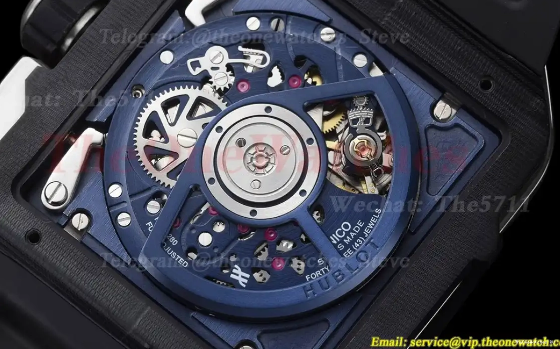 Blue Square RU HUB1280A Skeleton SS Unico Dial BBF Cer 42mm Bang 0330
